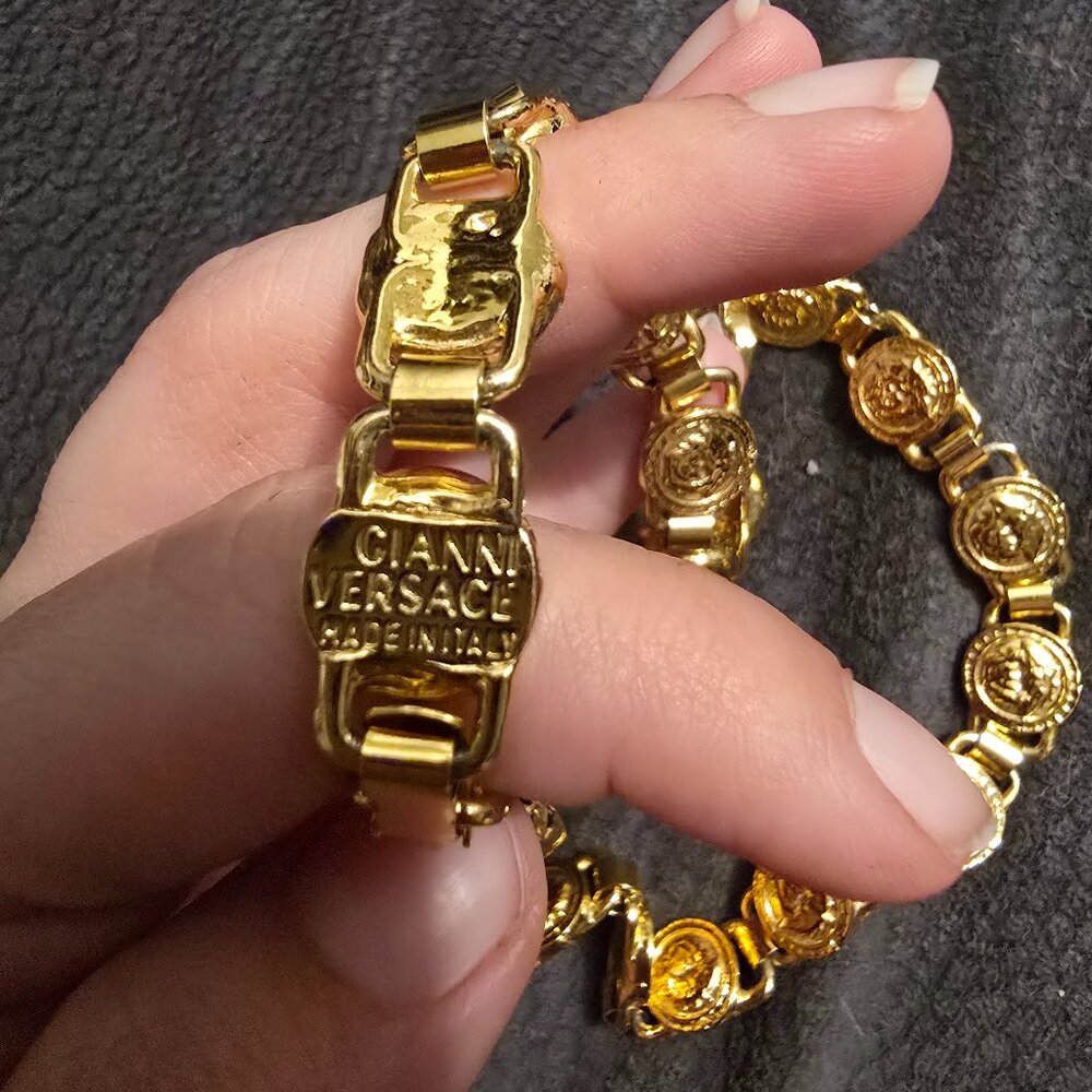 Vintage Versace Medusa Choker Necklace